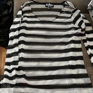 ROYAL BONES Long Sleeved Fishnet Shirt